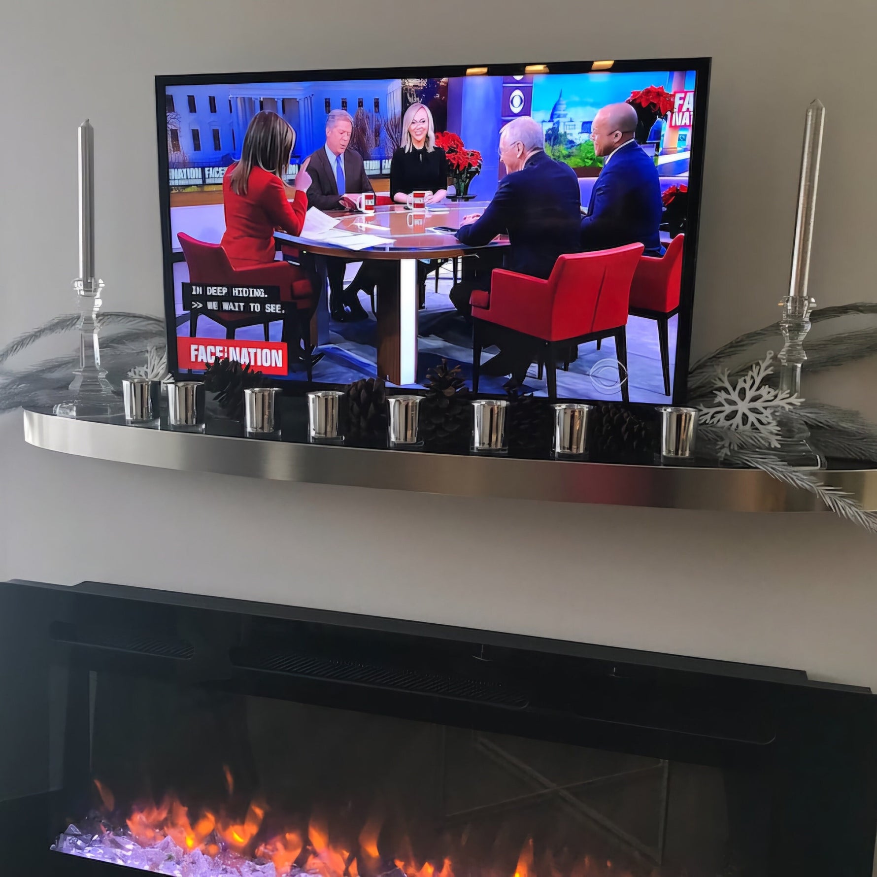 Stainless Steel Oval Floating Shelf Shelves shelving