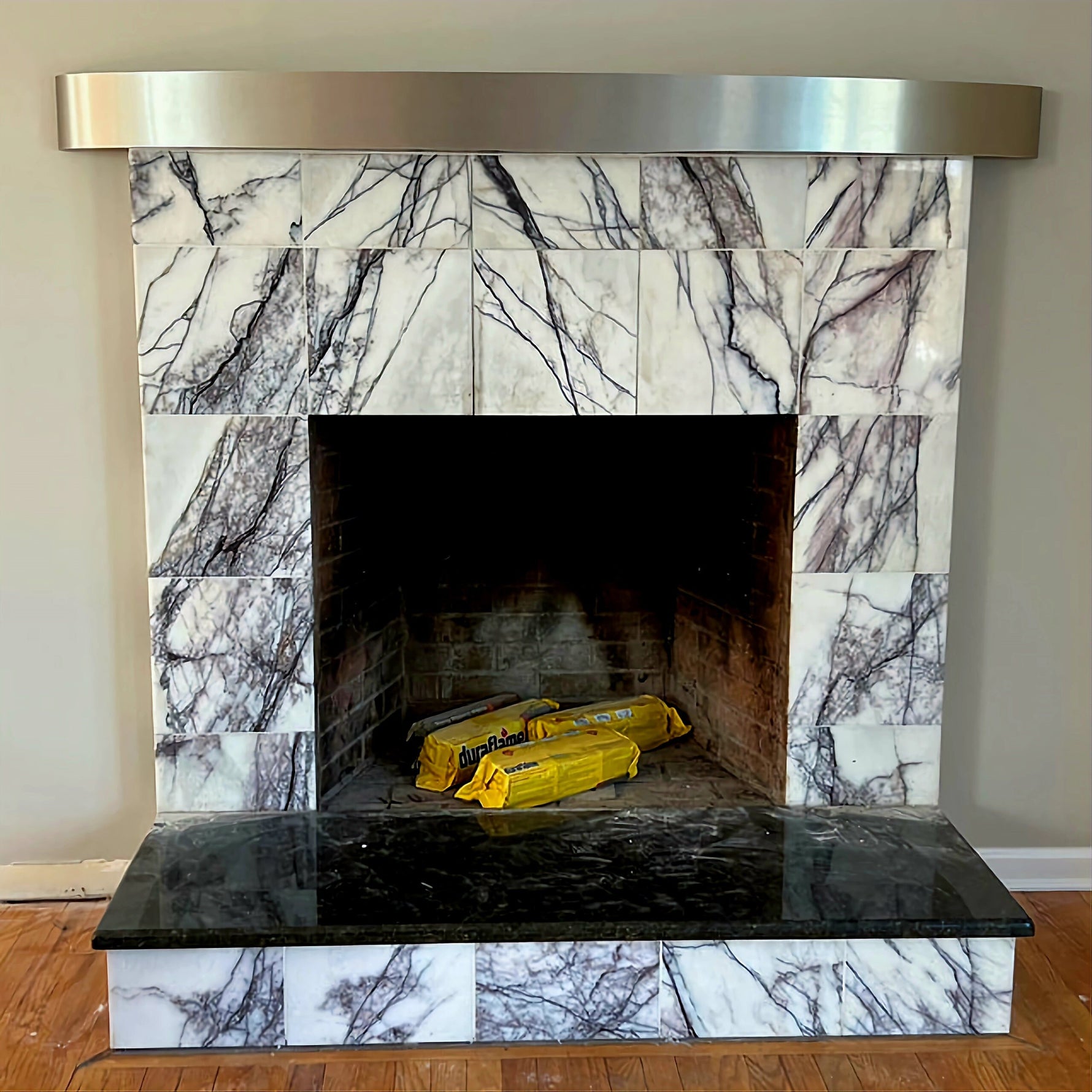 Solid Stainless Laminated Mantel Uncategorized shelving