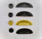 Old World Rose Cup Pull Cabinet Knobs & Handles Drawer Pull