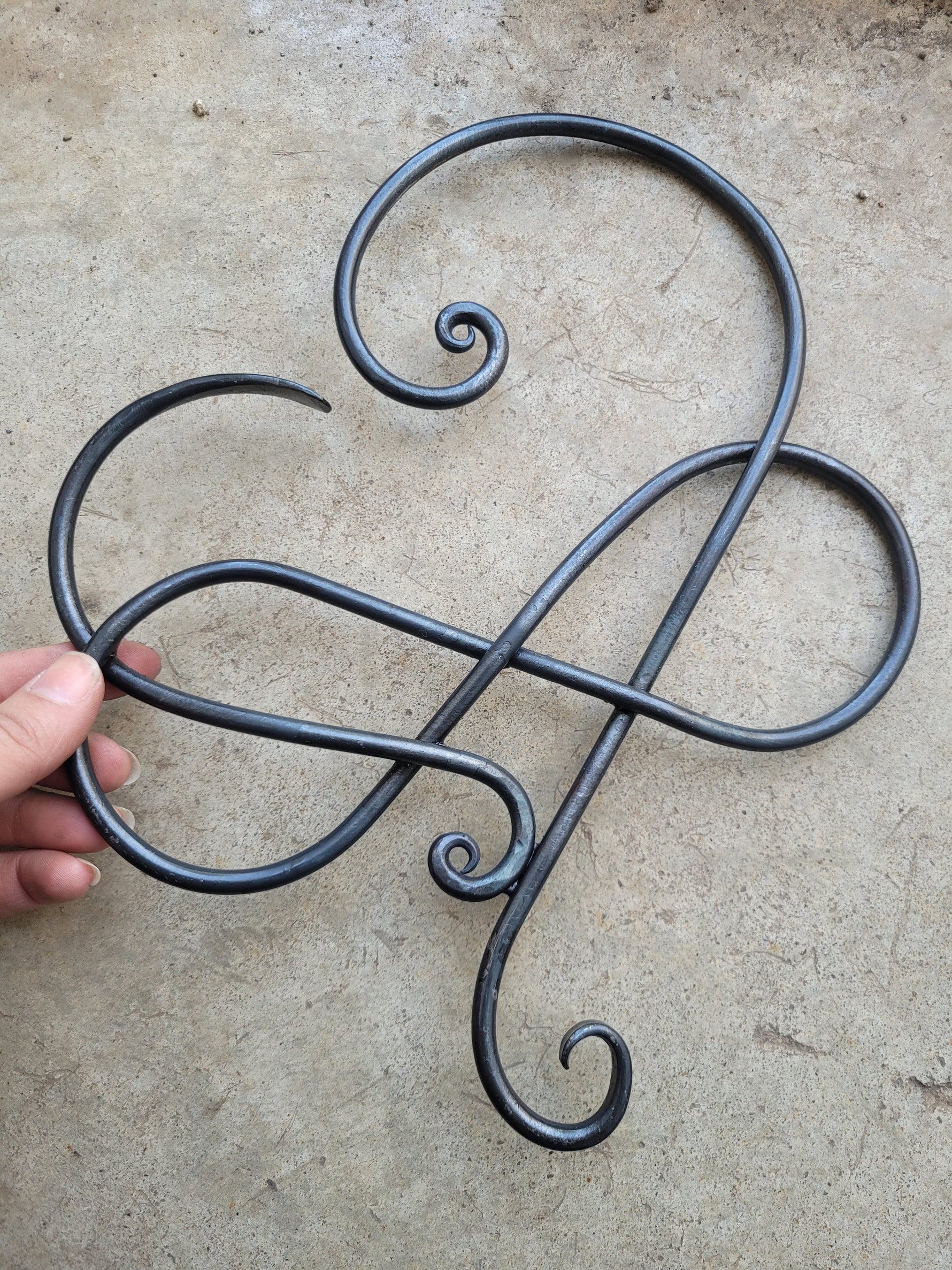 Iron Infinity Heart Wall Art Decor