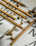 Antique Bronze Hammered Drawer Pulls