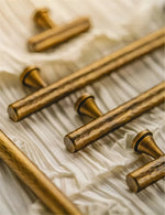Antique Bronze Hammered Drawer Pulls