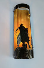 Cowboy and cattle Farmhouse sconce Lighting Lighting
