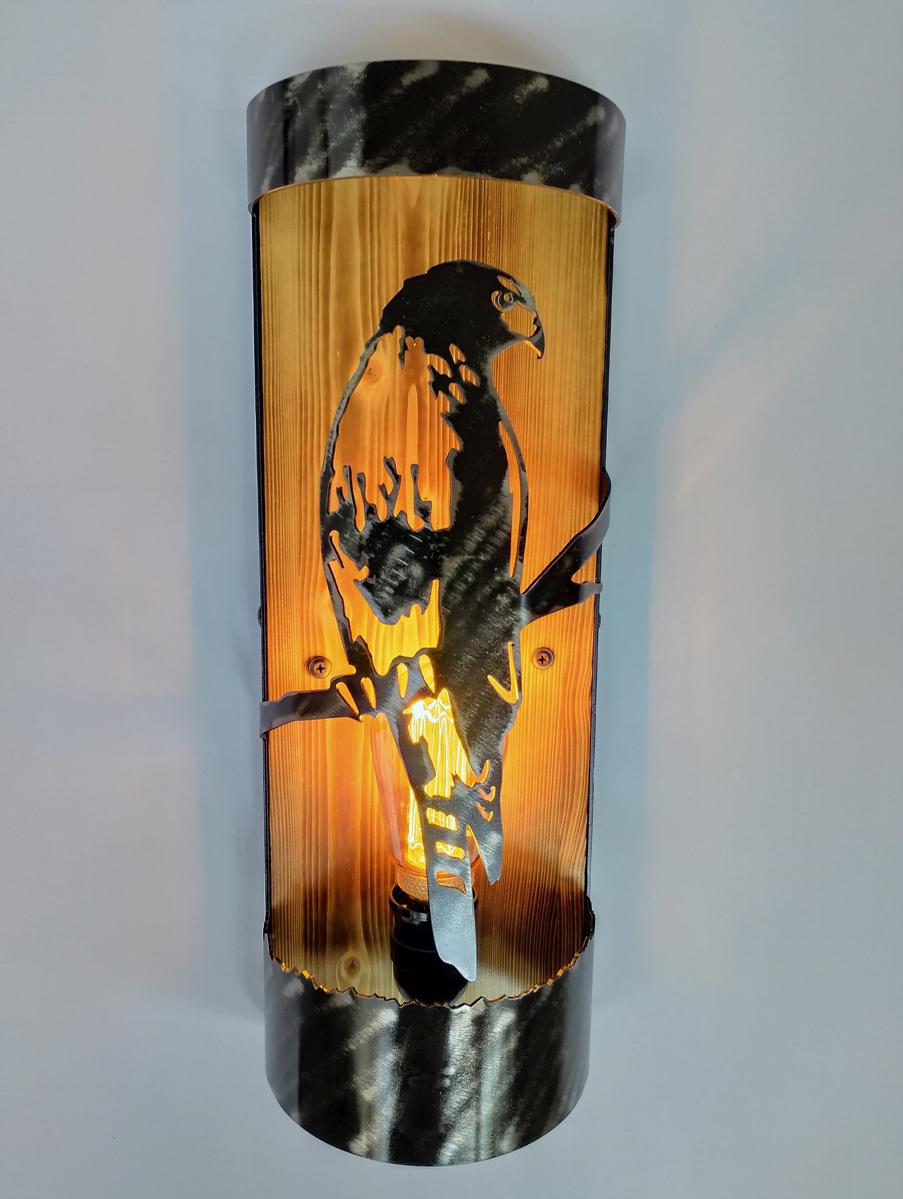 Rustic Hawk Cabin Sconce Wall Light Fixtures Lighting