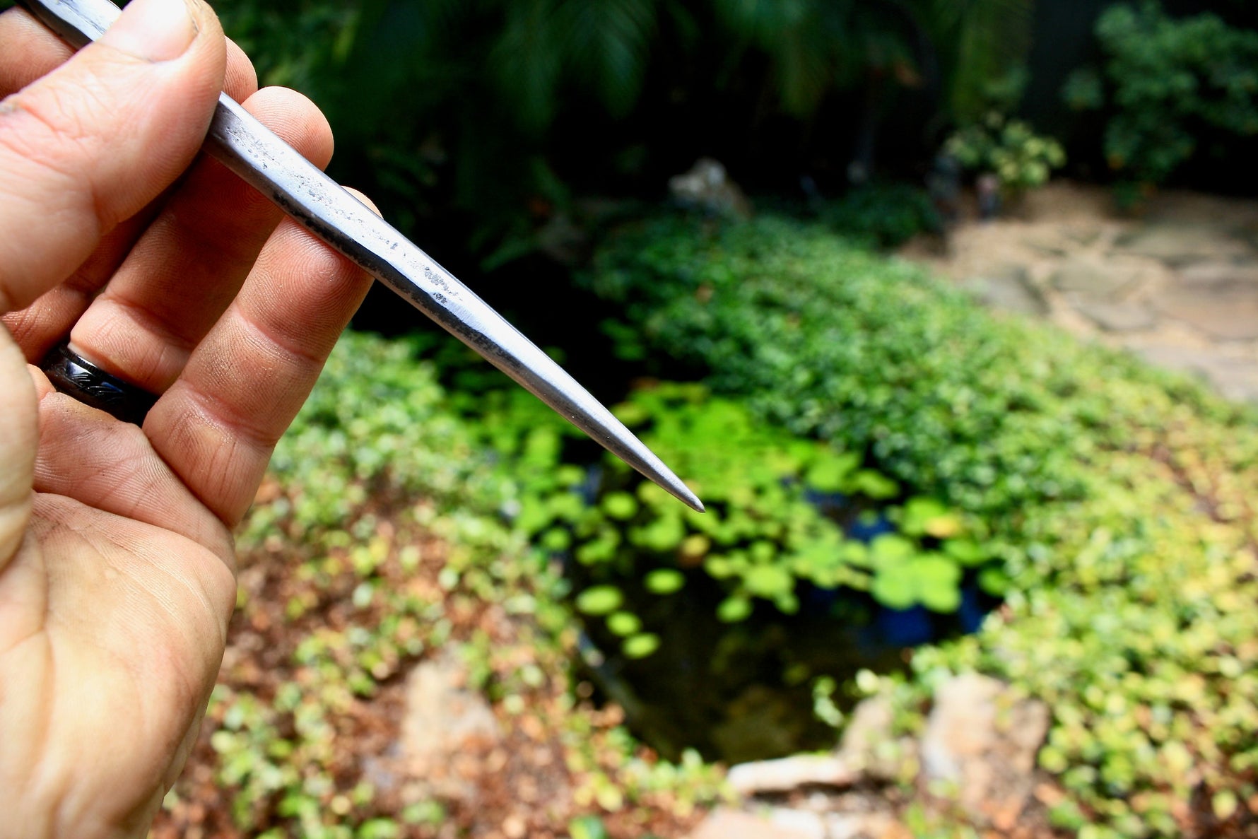 Hand Forged hammer hair pin Hair Pins, Claws & Clips Gift