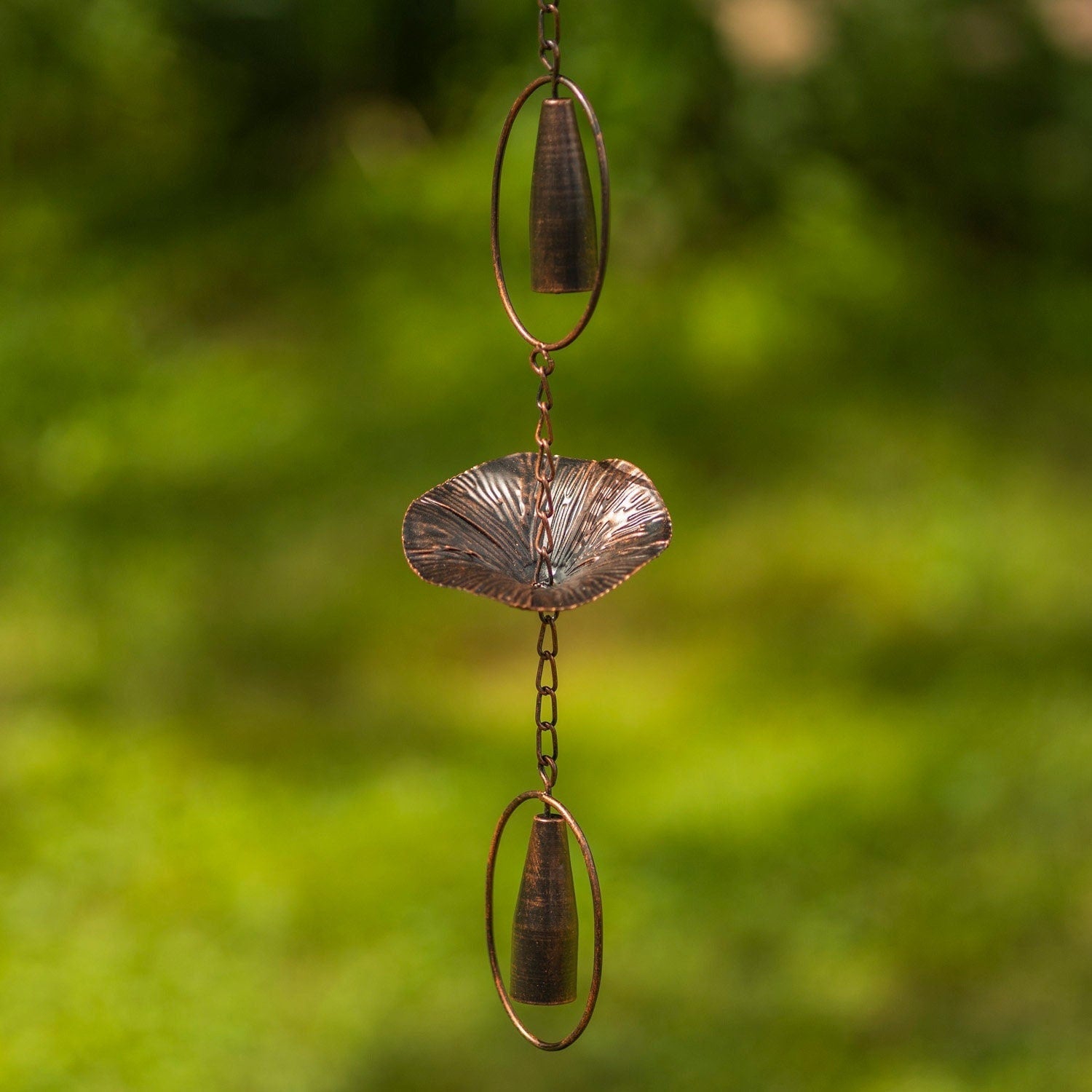 Iron Lilies Rain Chain Rain Chains Garden
