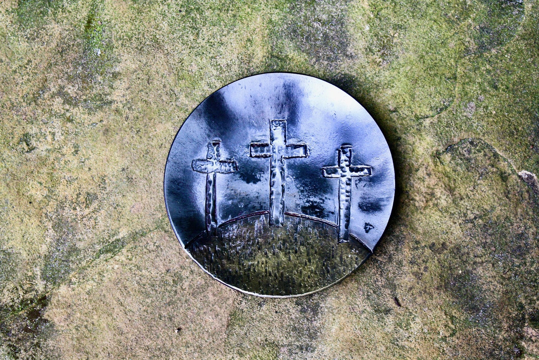 Golgotha, Three Cross Christian Bowl Decorative Bowls Gift