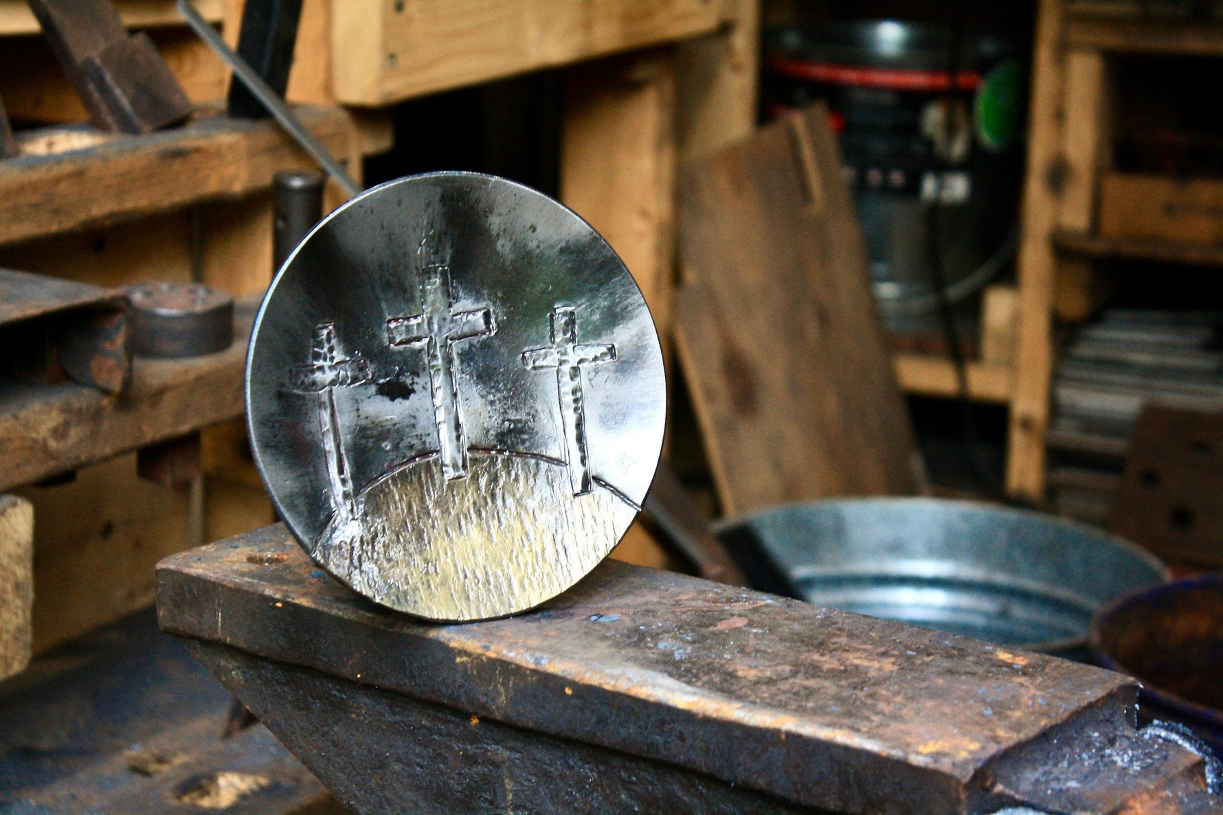 Golgotha, Three Cross Christian Bowl Decorative Bowls Gift