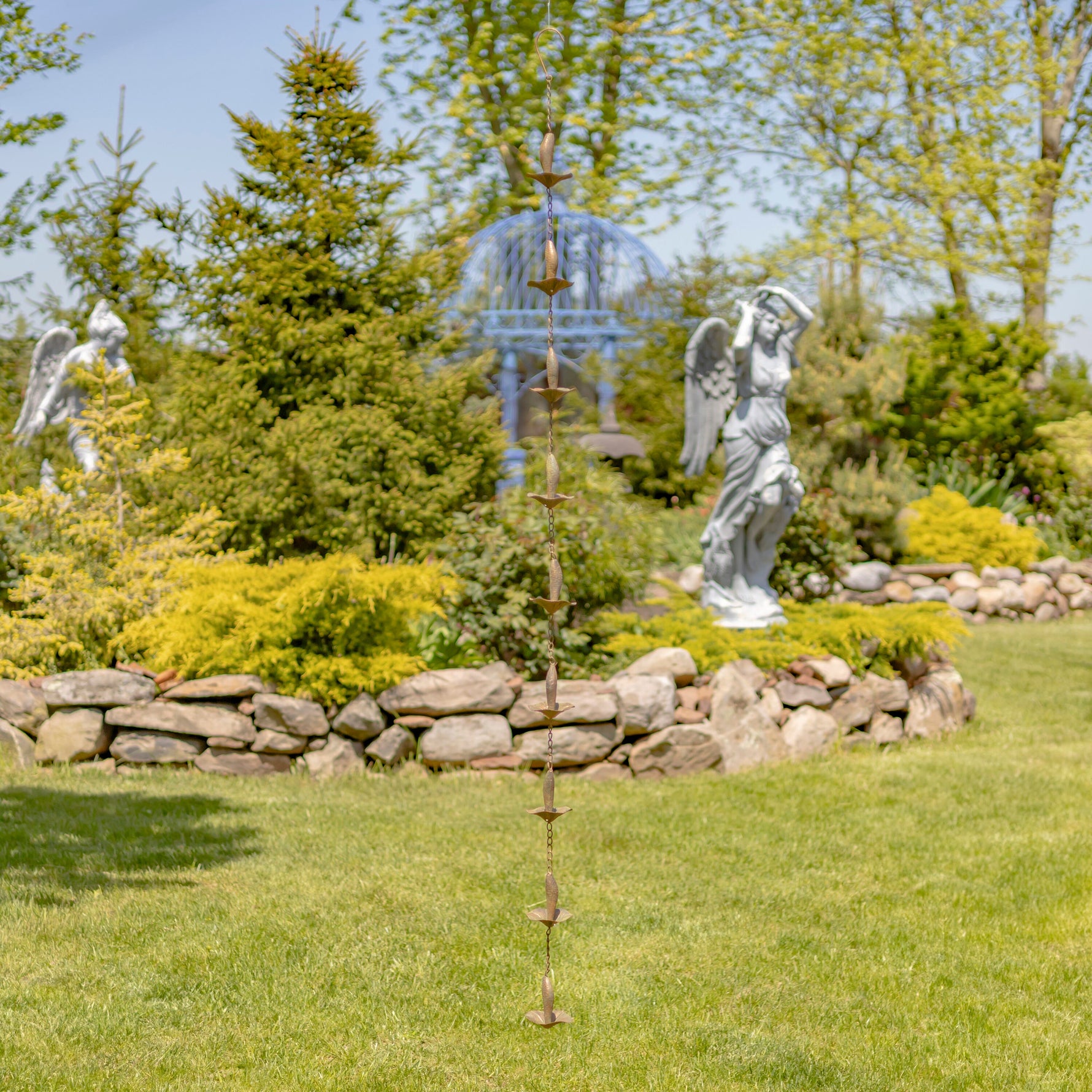 Mushroom Rain Chain Rain Chains Garden