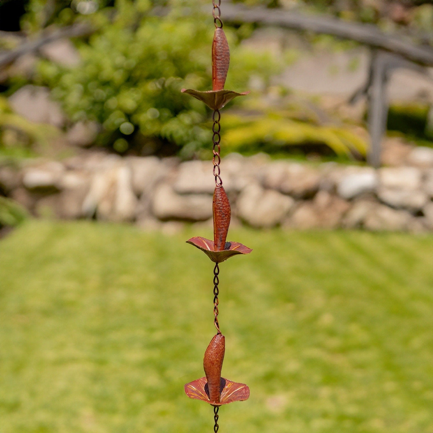 Mushroom Rain Chain Rain Chains Garden
