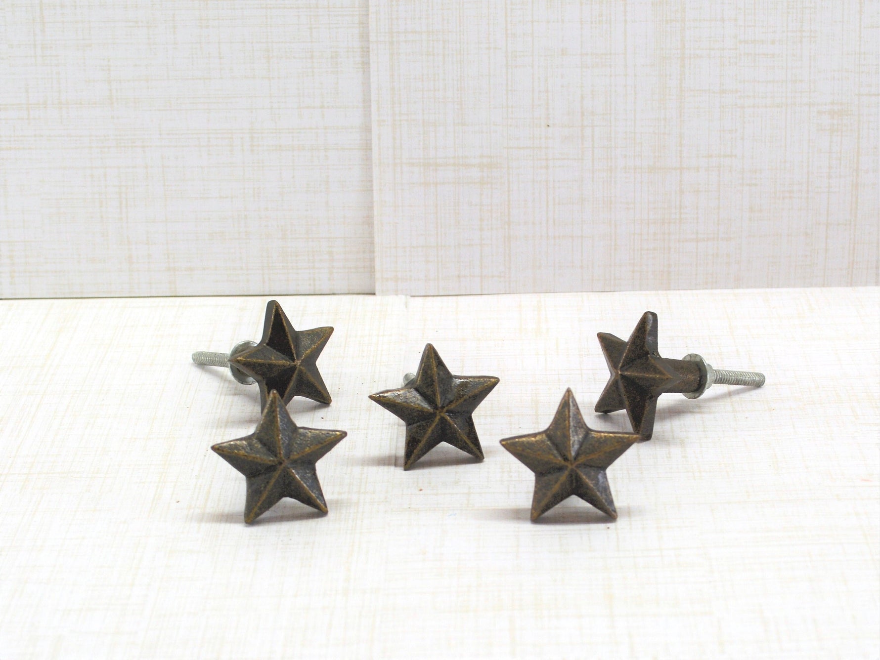 Antique Bronze Star Knob Cabinet Knobs & Handles Cabinet Knob