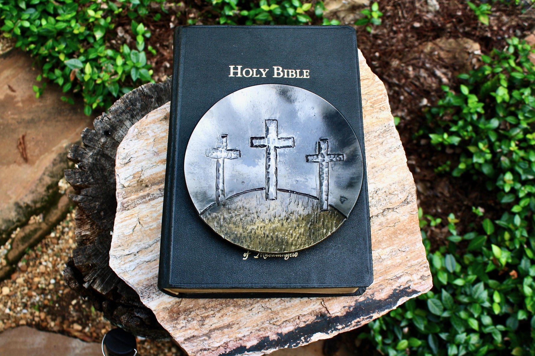 Golgotha, Three Cross Christian Bowl Decorative Bowls Gift