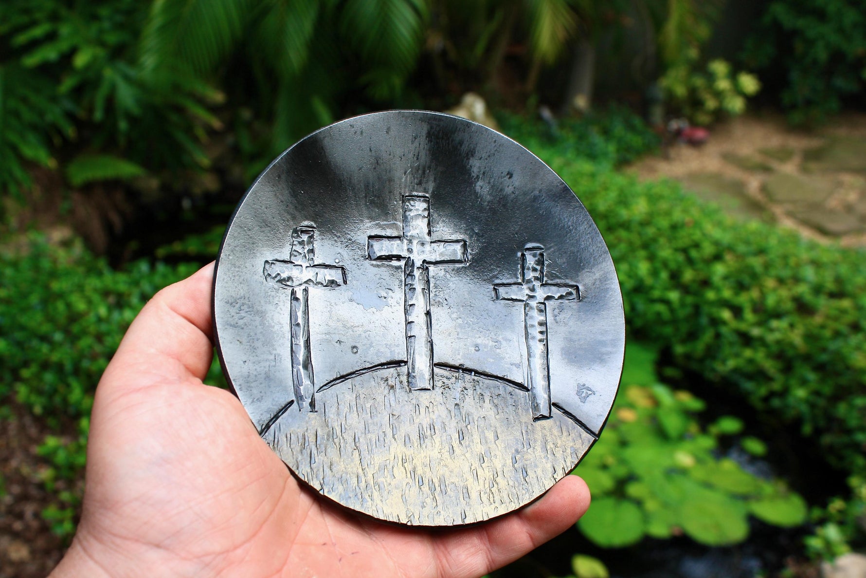 Golgotha, Three Cross Christian Bowl Decorative Bowls Gift