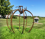 Medium Recycled Steel Pumpkin Candleholder Candle Holders Halloween