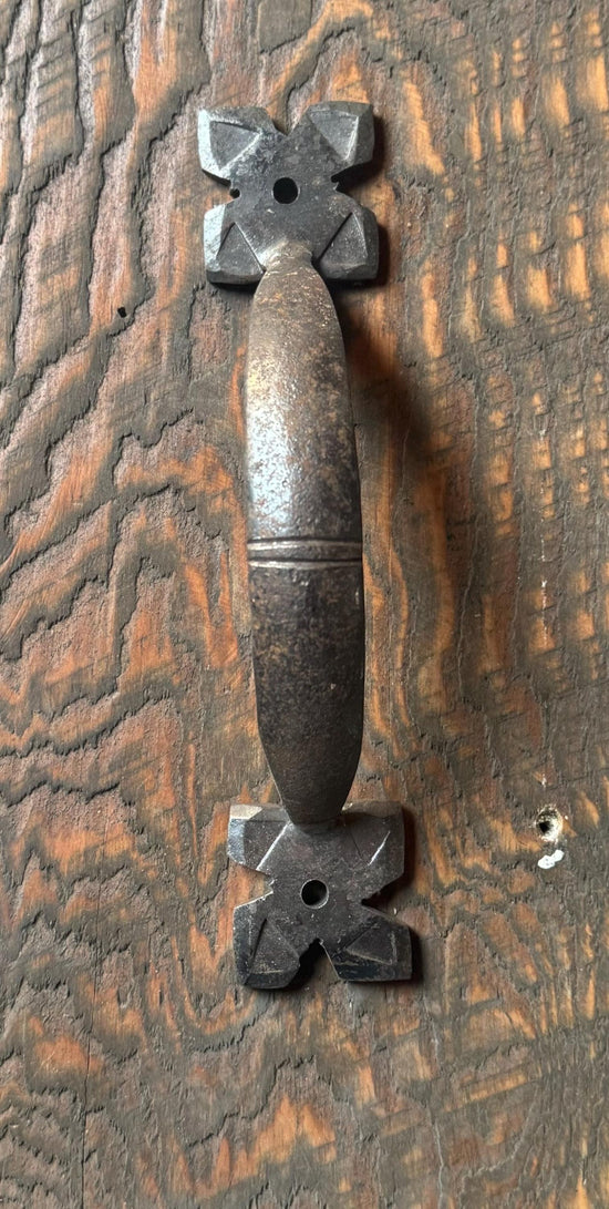 Clover Iron Cabinet Handle