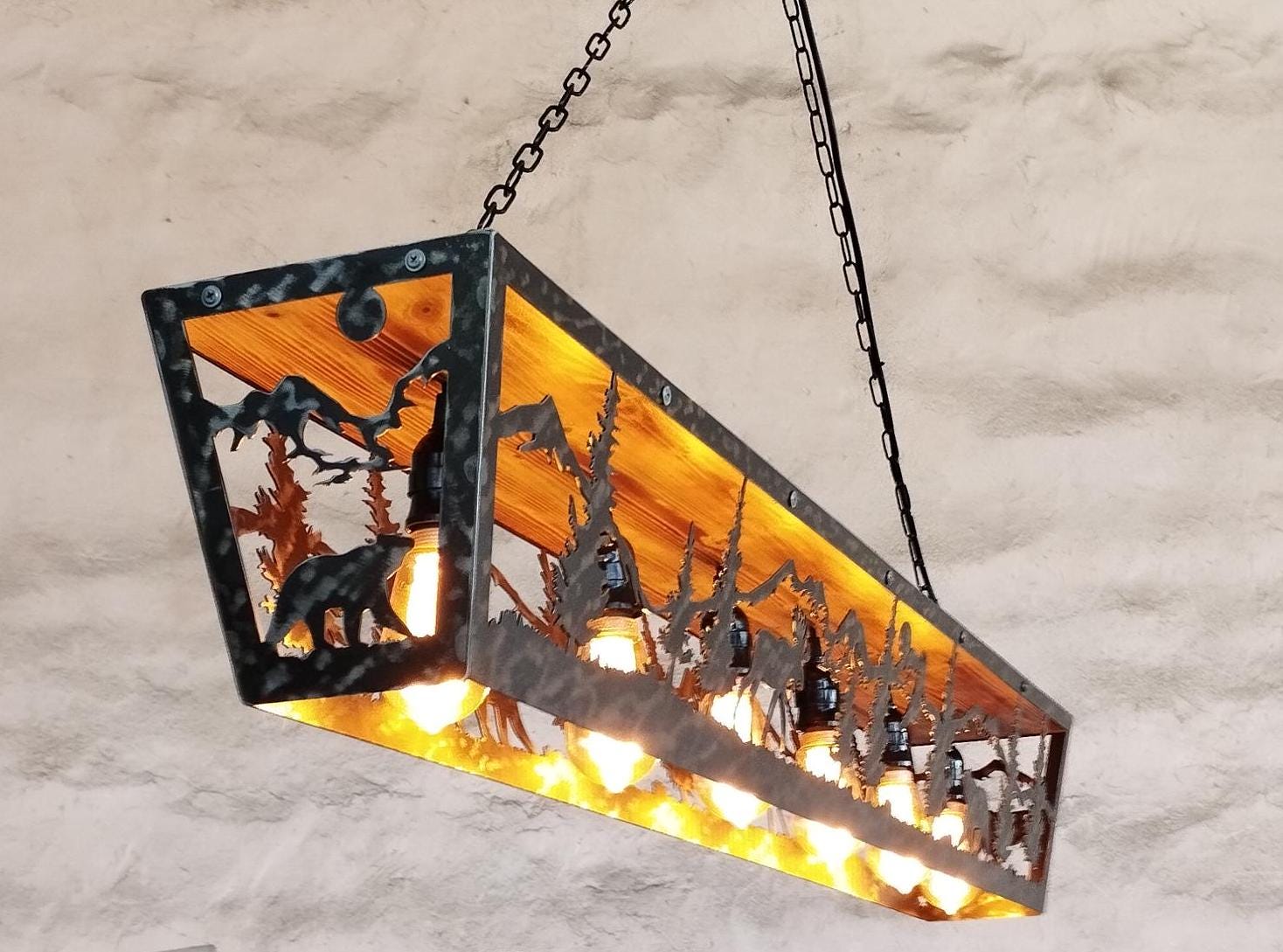 Moose and bear Cabin Pendant light Lighting Lighting