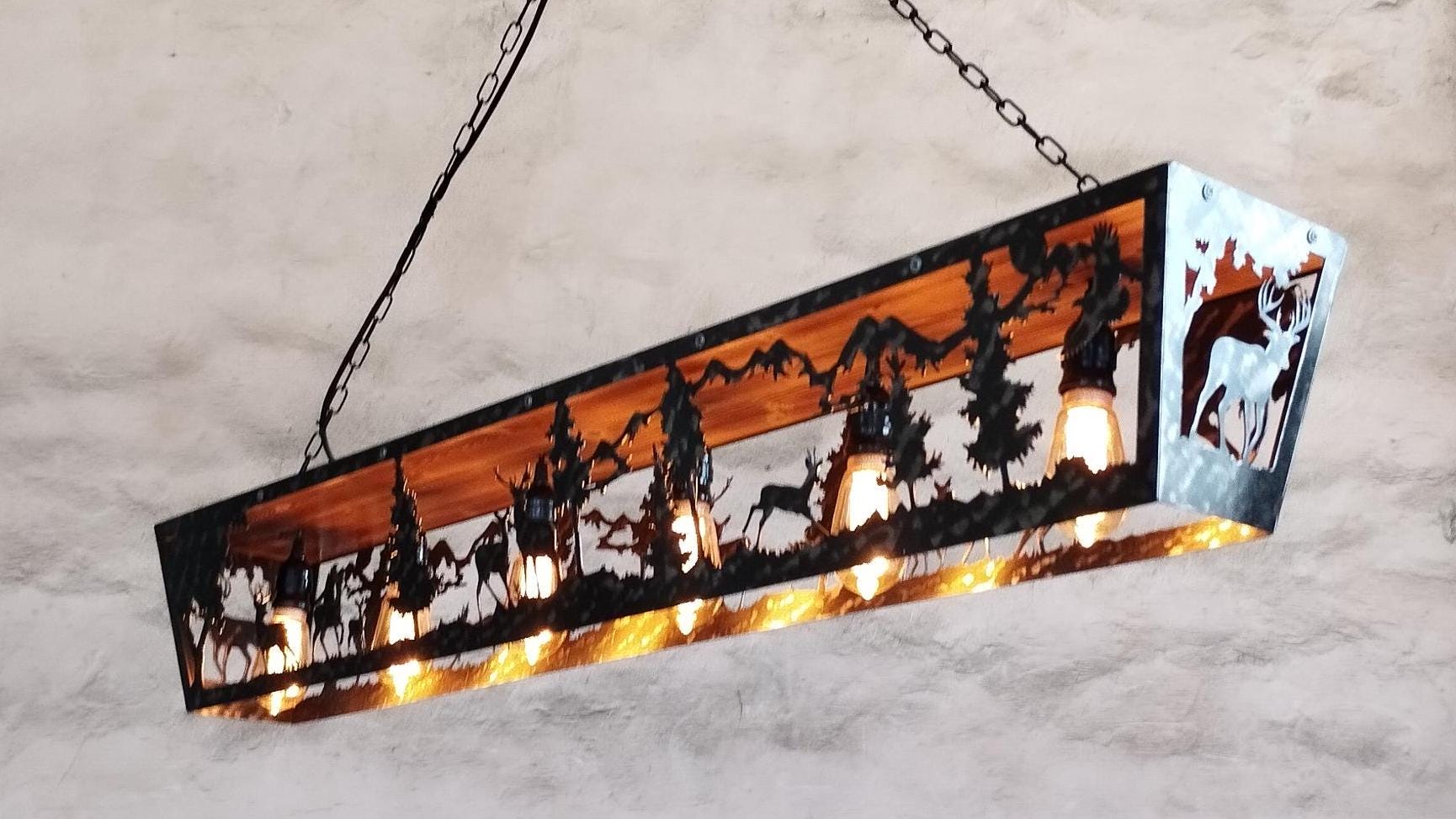 Wildlife cabin ceiling light Ceiling Light Fixtures Lighting