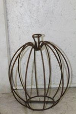 Medium Recycled Steel Pumpkin Candleholder Candle Holders Halloween