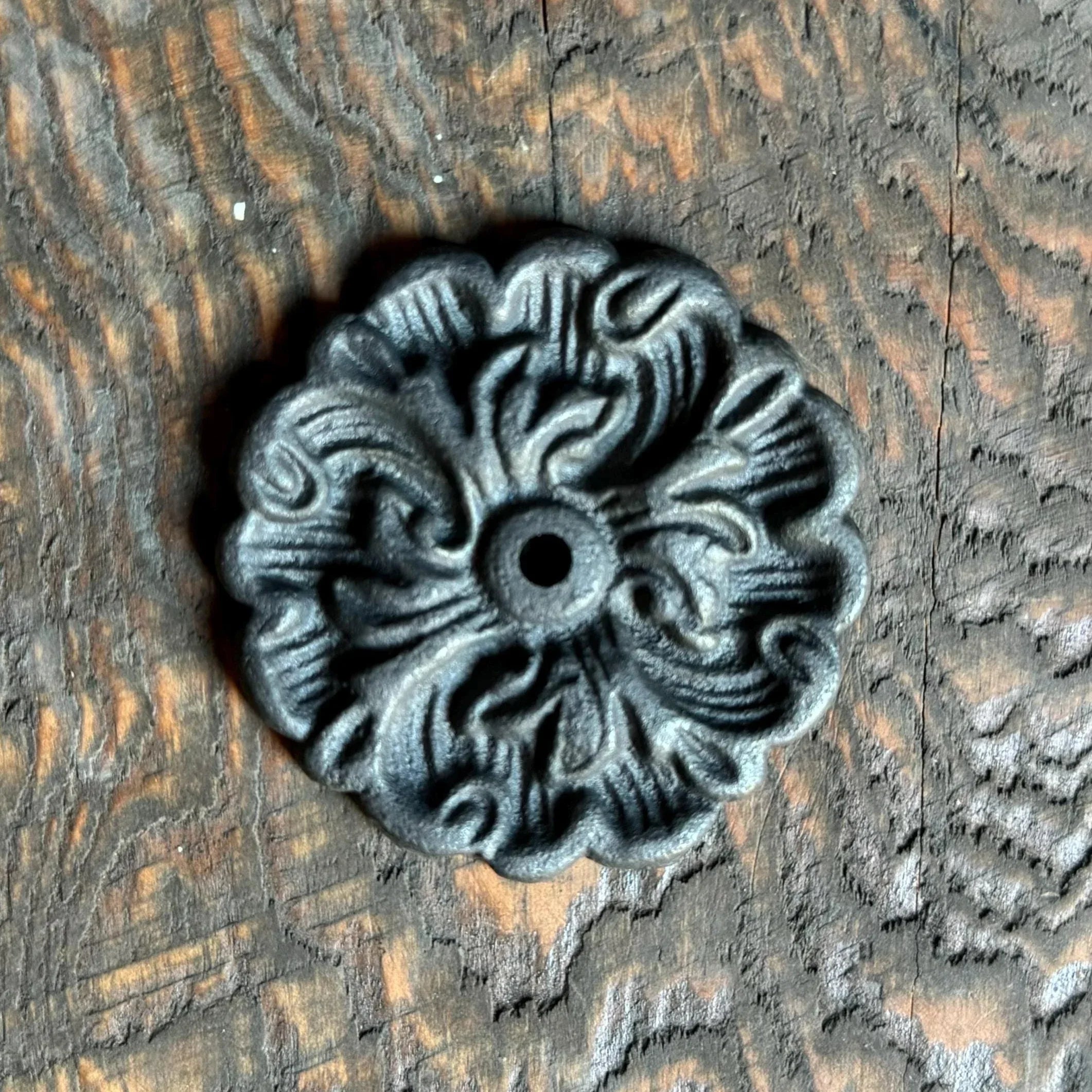 Victorian Cast Iron Rosette - Old West Iron