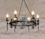 Gothic wrought iron chandelier Lighting Lighting