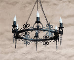 Gothic wrought iron chandelier Lighting Lighting