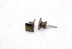 Antique Bronze Square Knob Cabinet Knobs & Handles Cabinet Knob