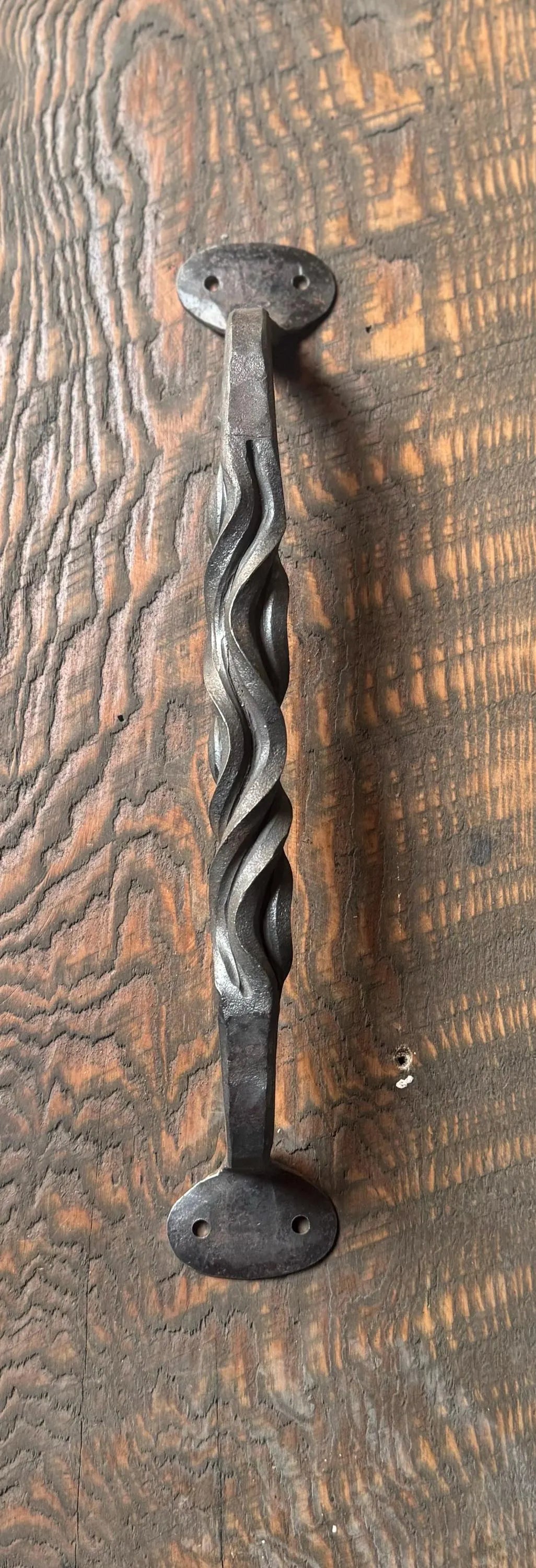 CLEARANCE- Abstract Spiral Iron Door Pull