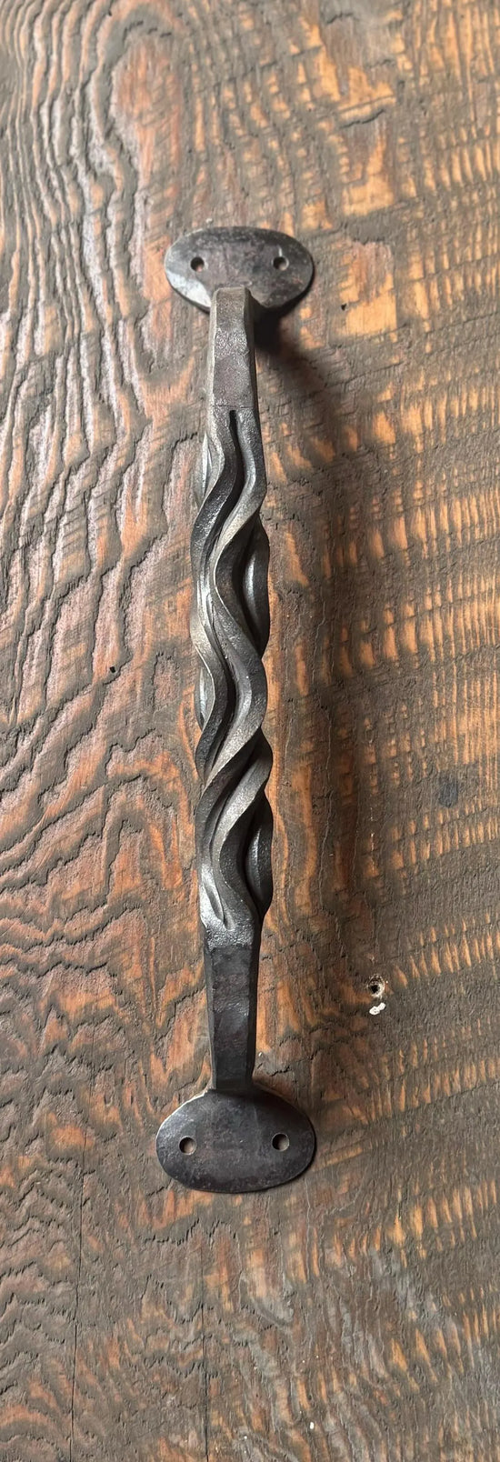 CLEARANCE- Abstract Spiral Iron Door Pull