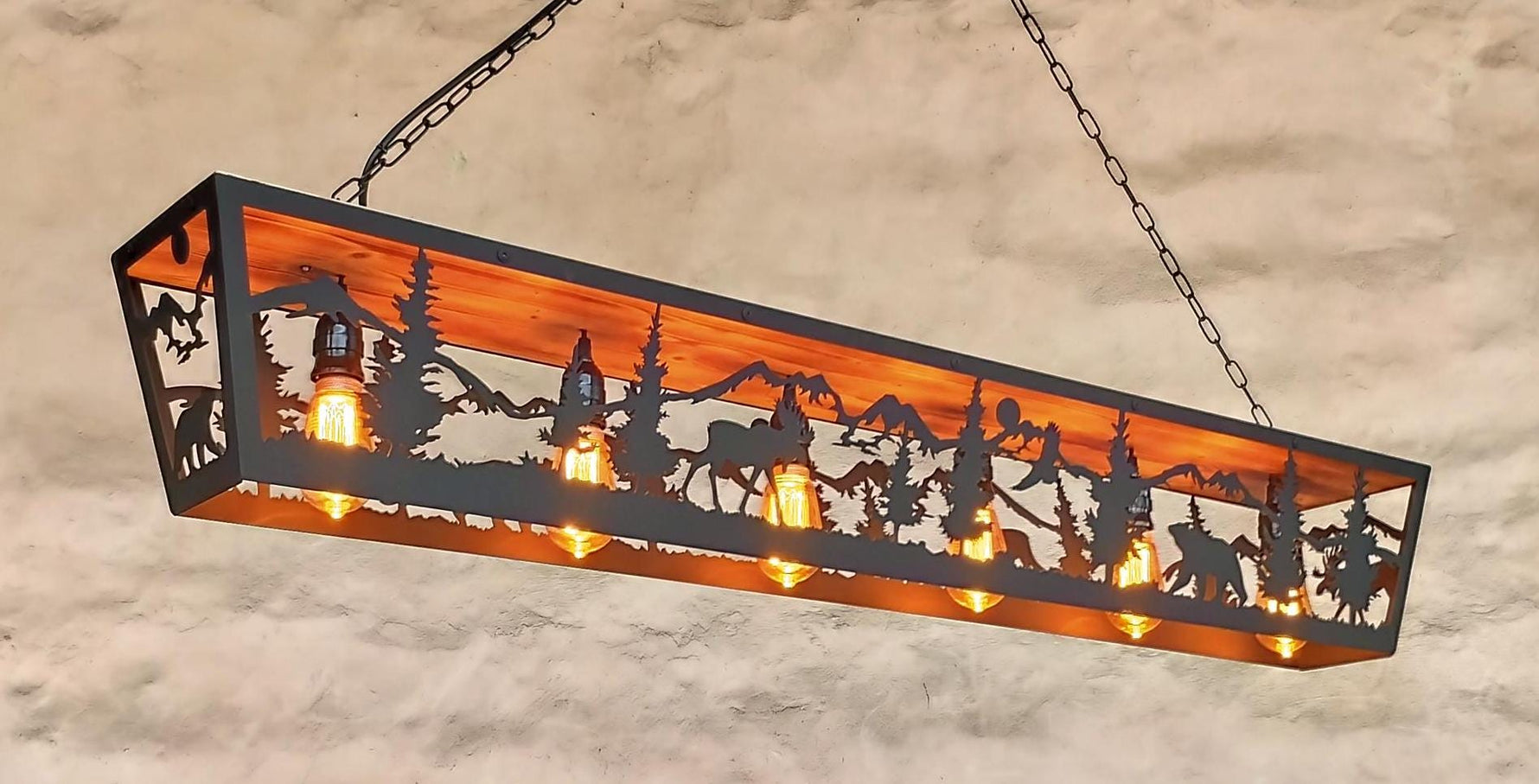 Moose and bear Cabin Pendant light Lighting Lighting