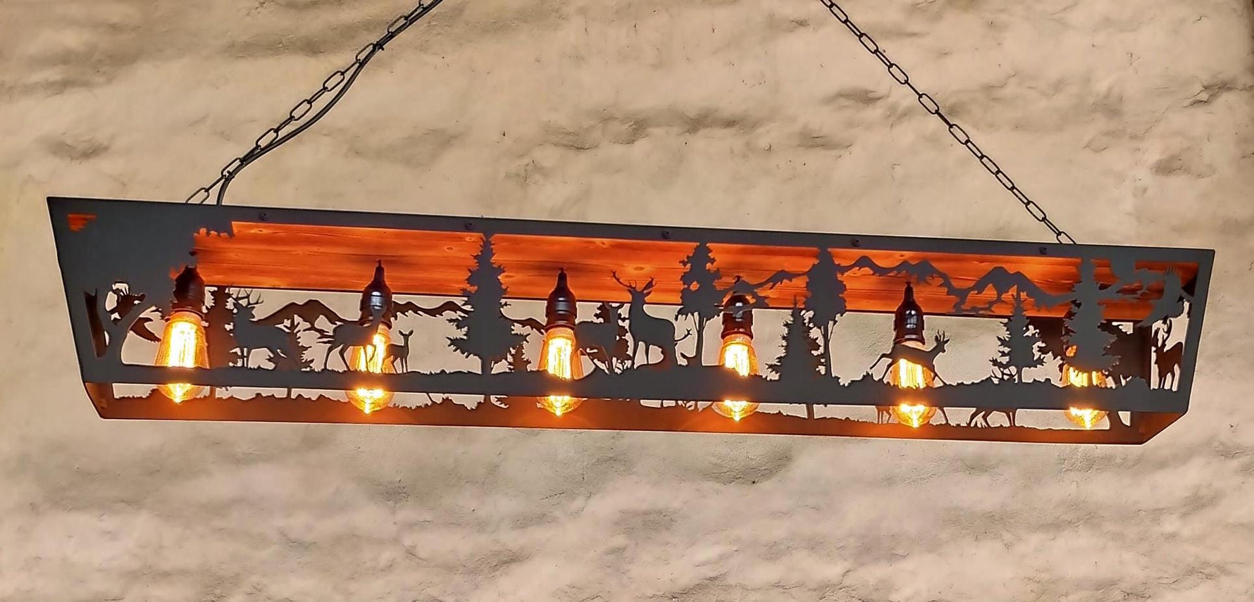 Wildlife cabin ceiling light Ceiling Light Fixtures Lighting