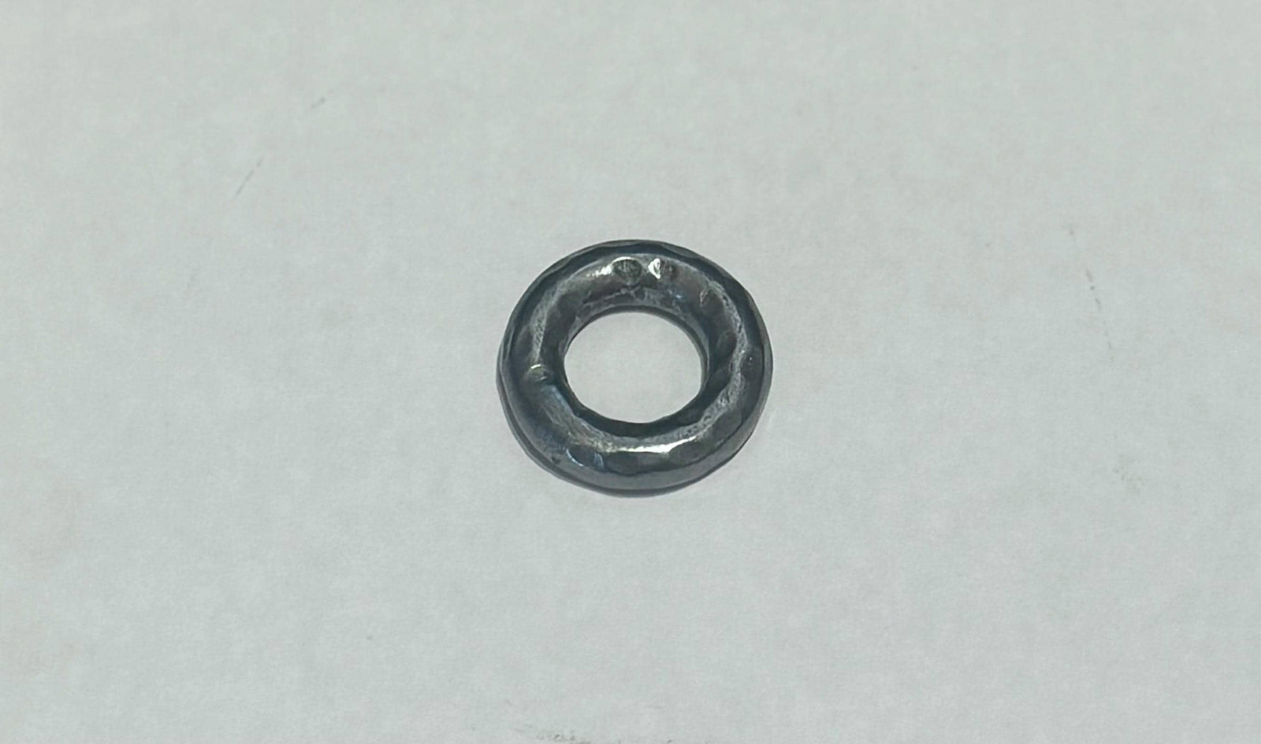 3/8” x 1 3/16” Hammered Steel Ring Hardware Ring