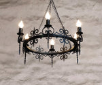 Gothic wrought iron chandelier Lighting Lighting