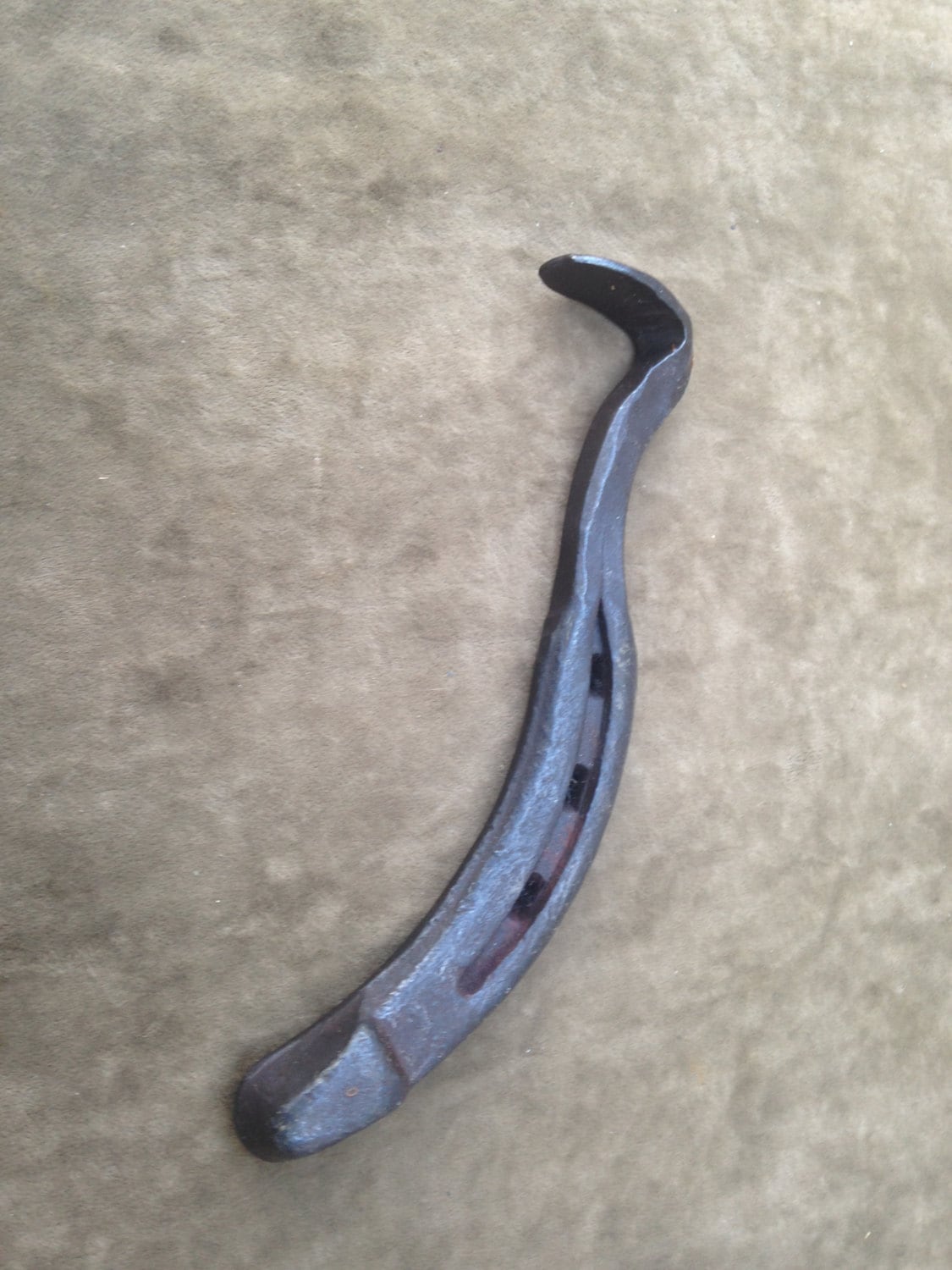 Hoof Pick Handforged from a Horseshoe