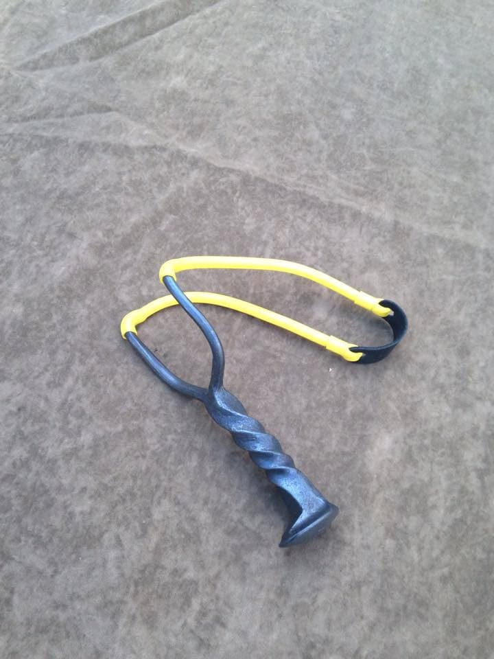 Sling Shot, Handforged Sling Shot, Iron Sling Shot, Iron Sling Shot Handle, Blacksmith Iron Handle, Sling Shot, Iron Sling Shots, Blacksmith