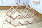Handmade Copper Wine Rack Wine Racks Kitchen Accessories