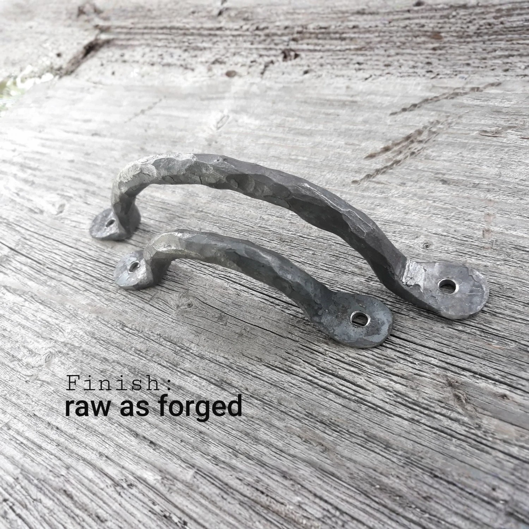 Hand Forged Iron Cabinet Handle