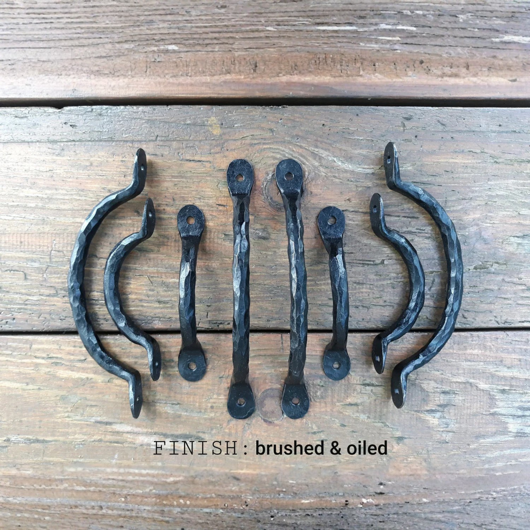 Hand Forged Iron Cabinet Handle