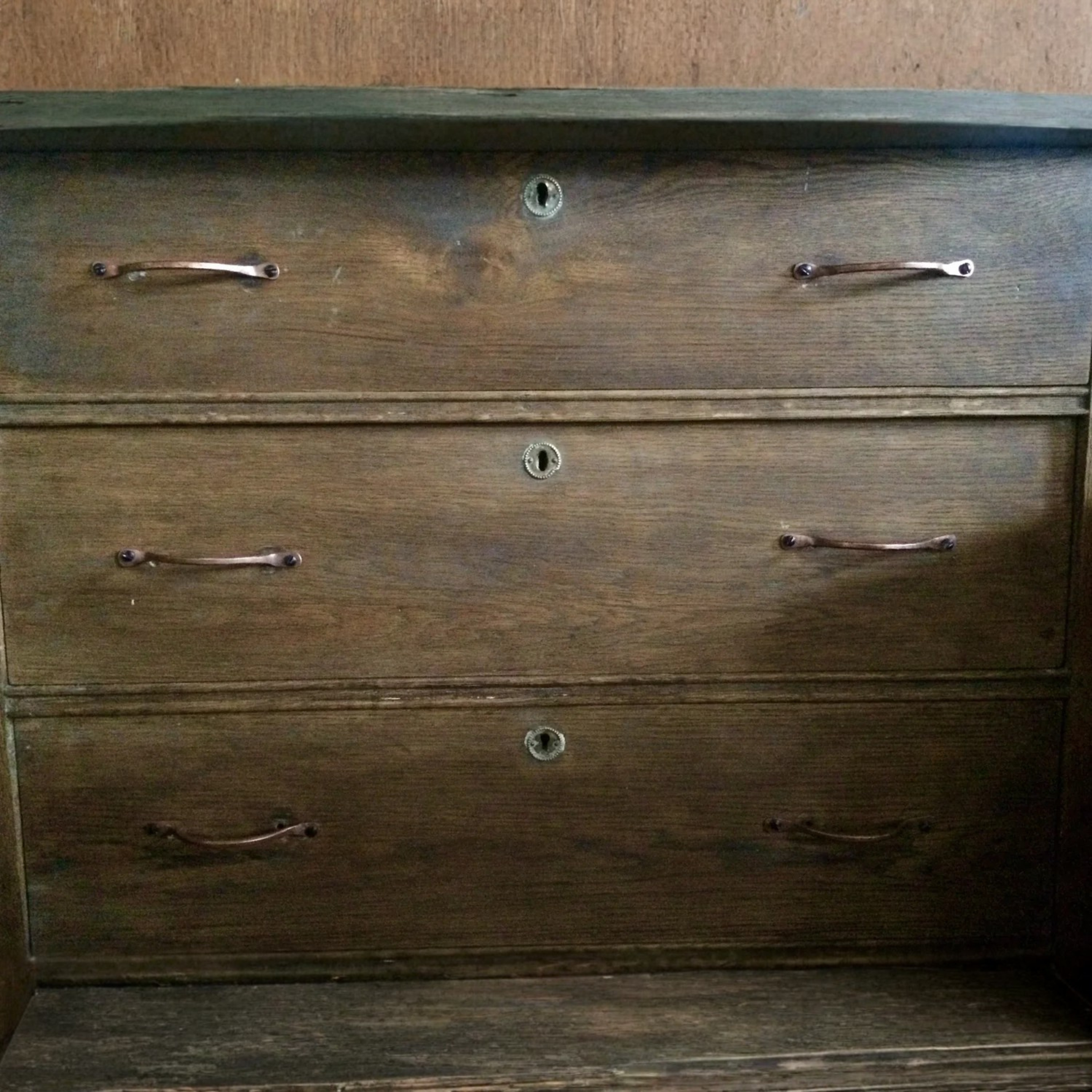 Très petites poignées de tiroir en cuivre massif forgées à la main délicates