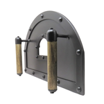 Custom Old World Arched Freestanding Pizza Oven Door