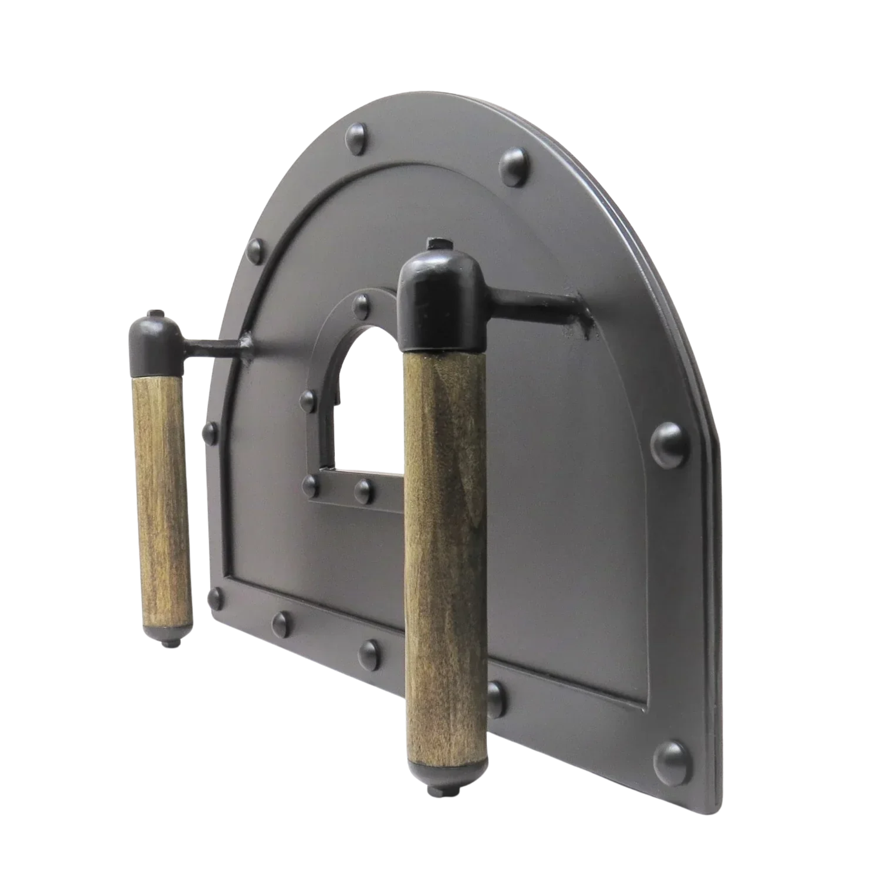 Custom Old World Arched Freestanding Pizza Oven Door