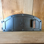 Rustic Arched Hinged Pizza Oven Door