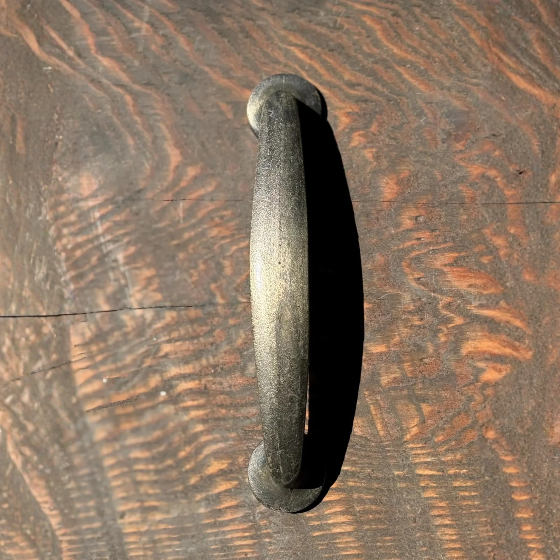 Mid Century Cabinet Handle- Aged Gold