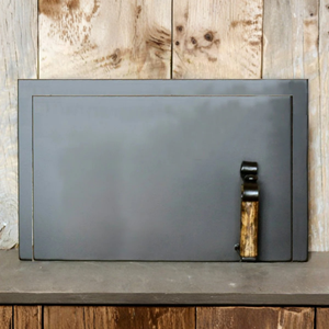 Puerta de horno de pizza rectangular con bisagras XL Spanish Colonial - 17" / 27"