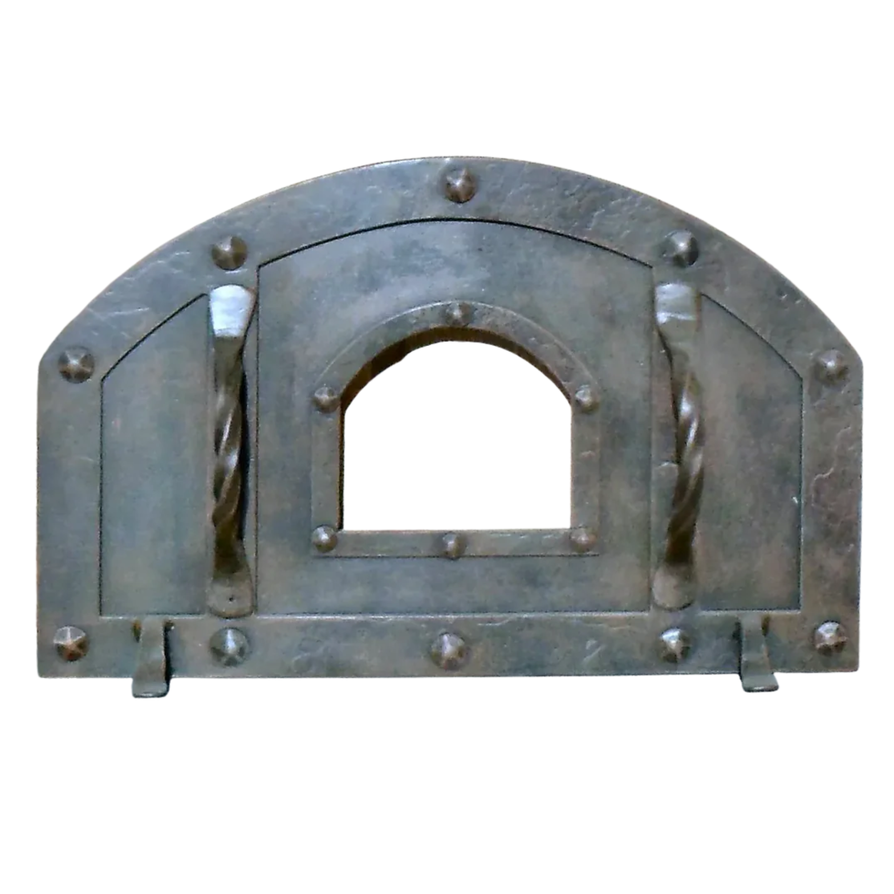 Puerta de horno de pizza abatible con arco toscano XL
