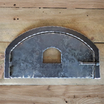 Custom Scandinavian Arched Hinged Pizza Oven Door