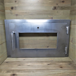 Custom Modern Rectangle Hinged Pizza Oven Door