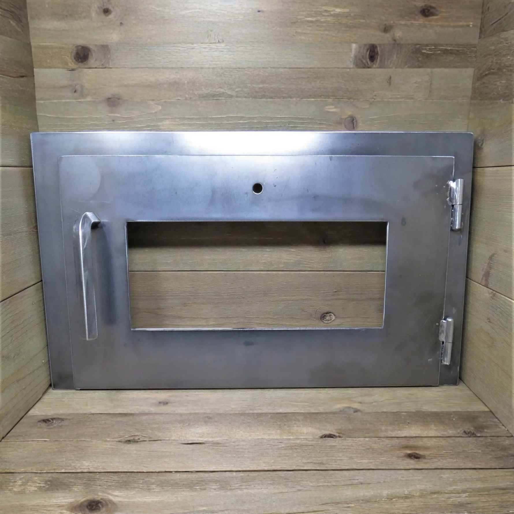 Custom Modern Rectangle Hinged Pizza Oven Door