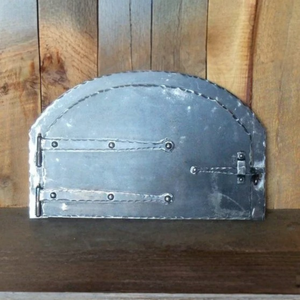 Italian Arched Pizza Oven Door - Small 12" tall x 20" wide / Non-Insulated