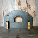 Mediterranean Arched Freestanding Pizza Oven Door