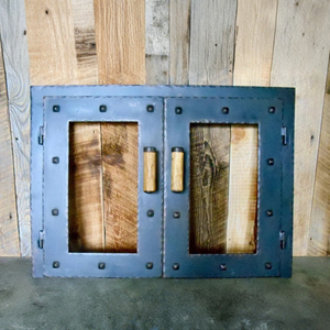 Craftsman Rectangle Hinged Pizza Oven Door - Small 12" tall x 20" wide / Non-Insulated